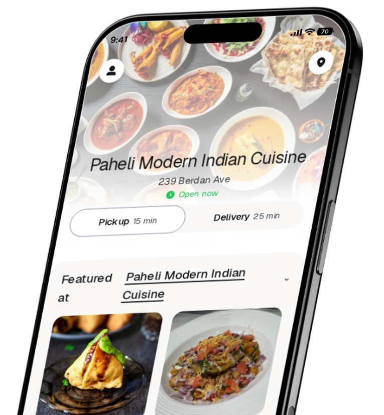 Paheli Modern Indian Cuisine app preview