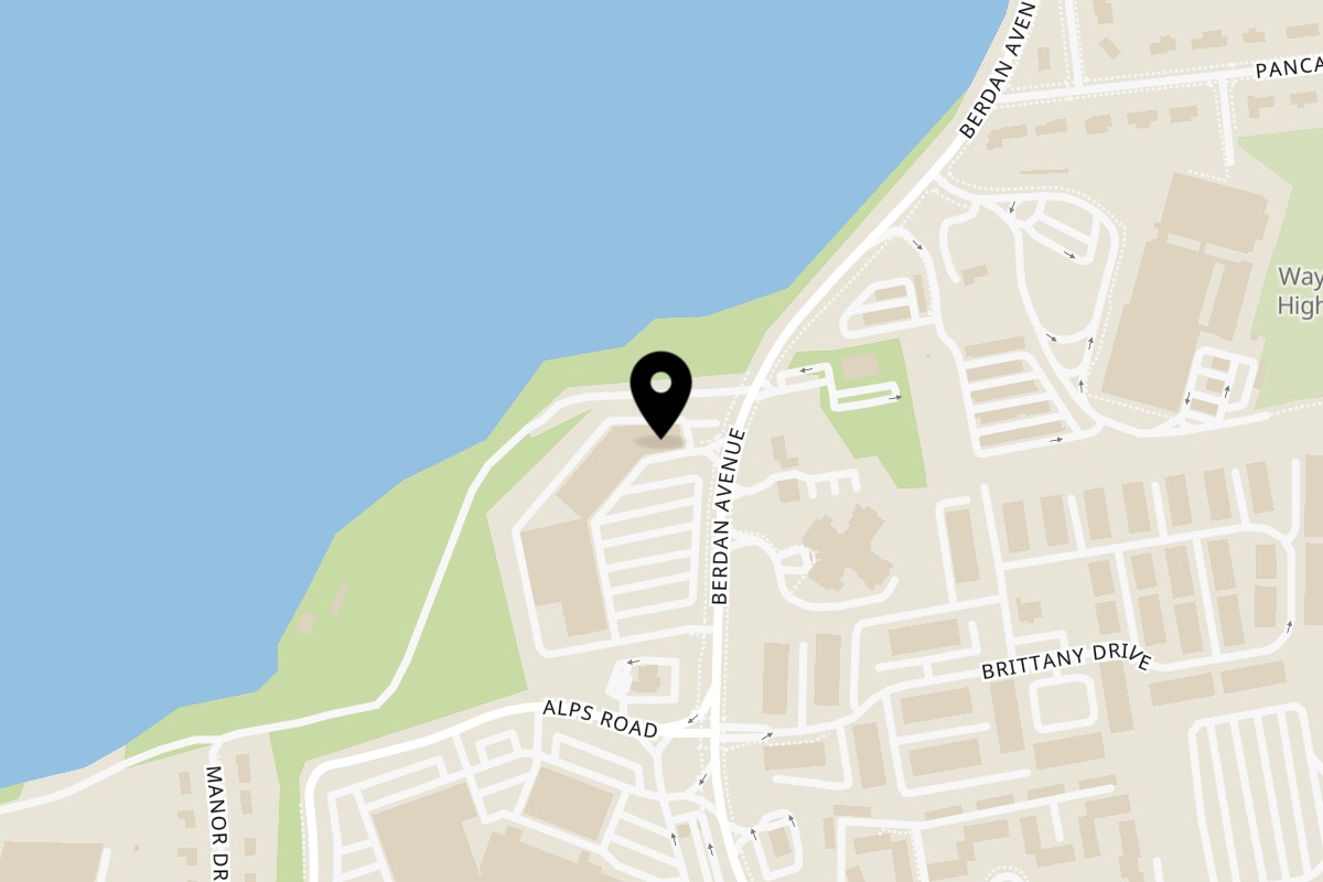 Map showing the location of Paheli Modern Indian Cuisine on 239 Berdan Ave in Wayne